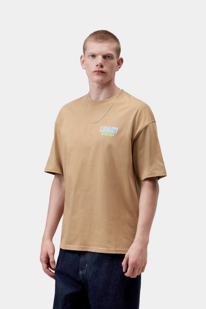 Carhartt S/S Luggage Label T-Shirt - Dusty H Brown