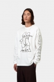 Carhartt L/S Blinkerfluid T-Shirt - White Carhartt L/S Blinkerfluid T-Shirt - White