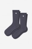Carhartt Madison Pack Socks - Shady Purple / White + Shady Purple / White
