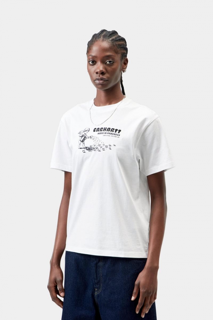 Carhartt S/S Bumper Sticker T-Shirt - White