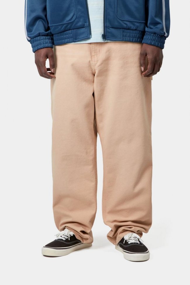 Carhartt Single Knee Pant - Dusty H Brown, Stone canvas