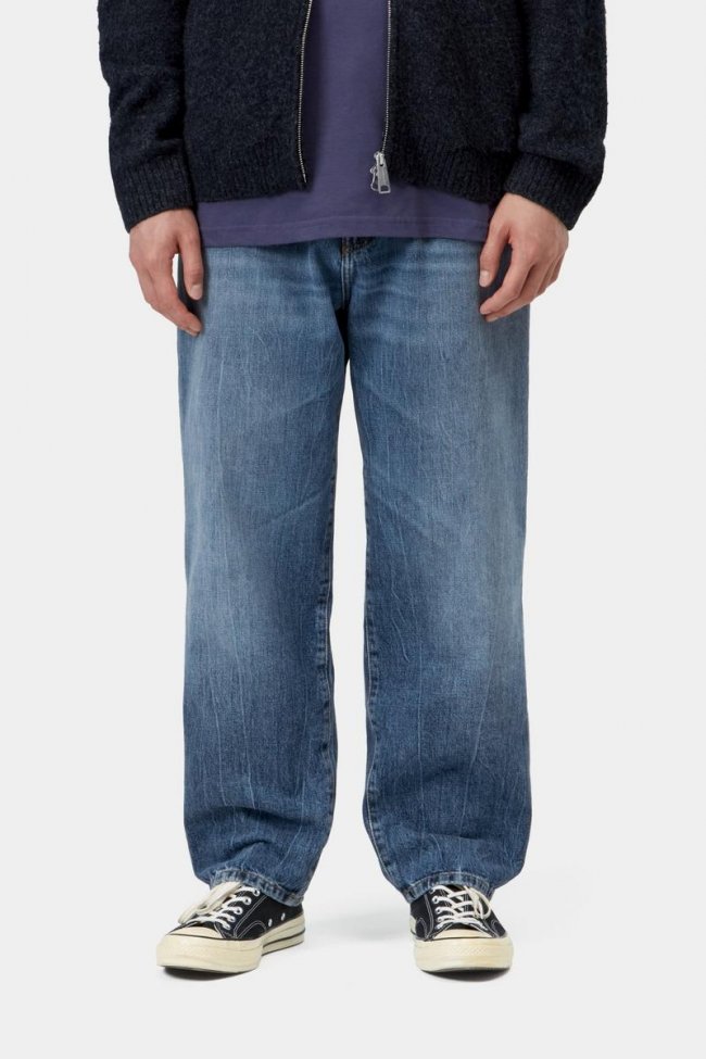 Carhartt Aaron Pant - Blue, Marble used wash Carhartt Aaron Pant - Blue, Marble used wash