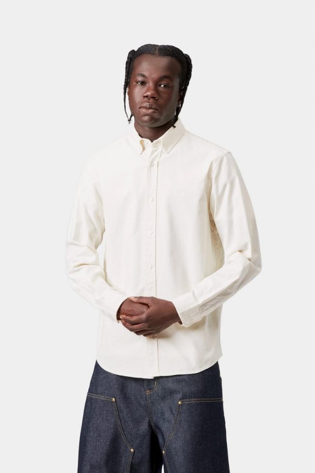 Carhartt L/S Bolton Shirt - Wax, Garment dyed Carhartt L/S Bolton Shirt - Wax, Garment dyed