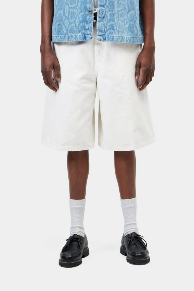 Carhartt Nixon Single Knee Short - Wax, Stone washed Carhartt Nixon Single Knee Short - Wax, Stone washed