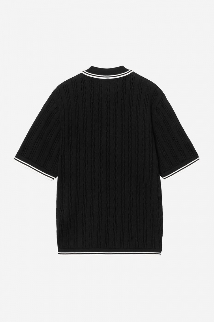 Carhartt S/S Ramsey Polo - Black / Wax
