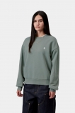 Carhartt Casey Sweatshirt - Velvet Green / Silver