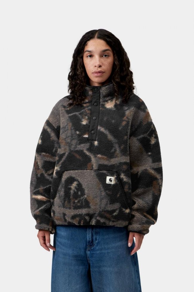 Carhartt Elliot High Neck Liner - Camo Feather Tree, Black / Black Carhartt Elliot High Neck Liner - Camo Feather Tree, Black / Black