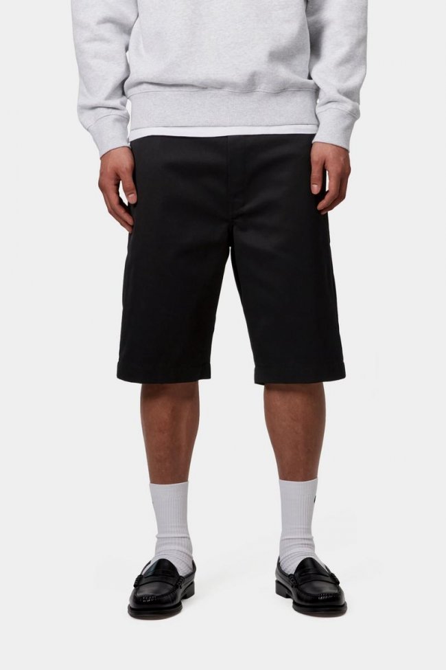 Carhartt Master Short - Black, Rinsed