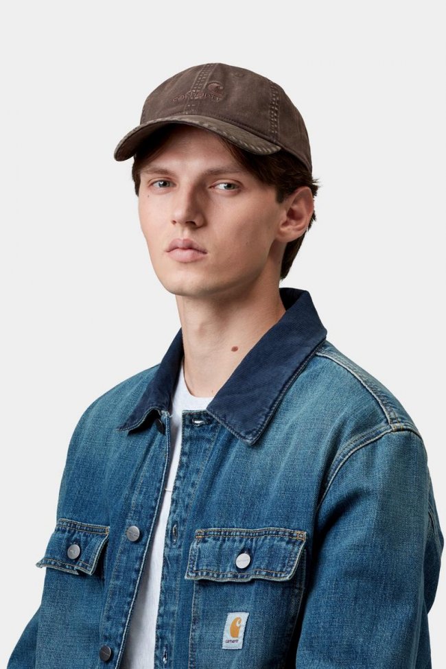Carhartt Lambert Cap - Tobacco, Moon wash