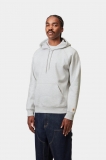 Carhartt Hooded Chase Sweatshirt - Ash Heather / Gold Carhartt Hooded Chase Sweatshirt - Ash Heather / Gold