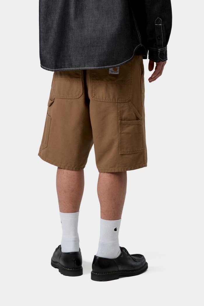 Carhartt Single Knee Short - Hamilton Brown, Rinsed