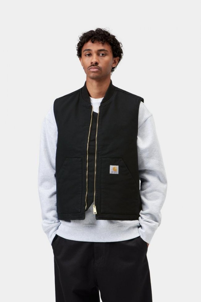Carhartt Classic Vest - Black, Rinsed