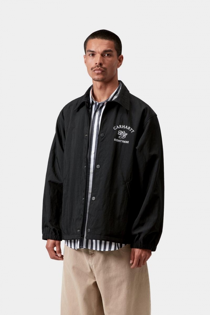 Carhartt Eightynine Coach Jacket - Black / White