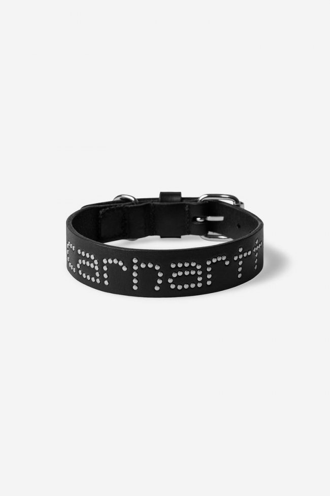 Carhartt Script Studs Dog Collar - Black - S/M Carhartt Script Studs Dog Collar - Black - S/M
