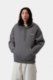 Carhartt Hooded Alda Sweatshirt - Black / White Carhartt Hooded Alda Sweatshirt - Black / White