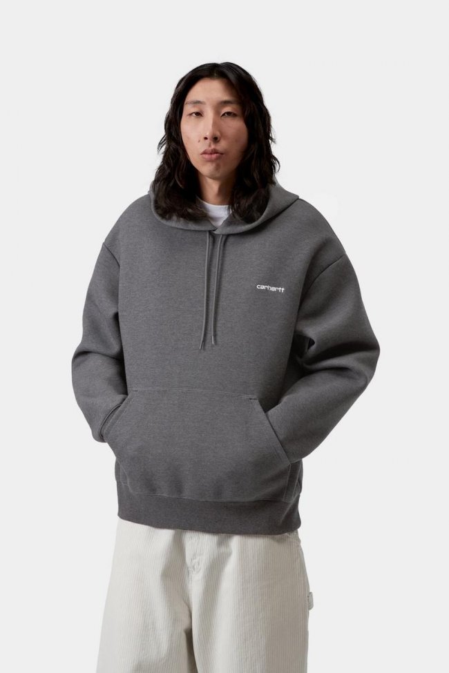 Carhartt Hooded Alda Sweatshirt - Black / White