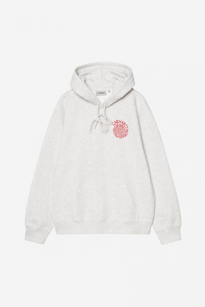 Carhartt Hooded Spiral Sweatshirt - Ash Heather