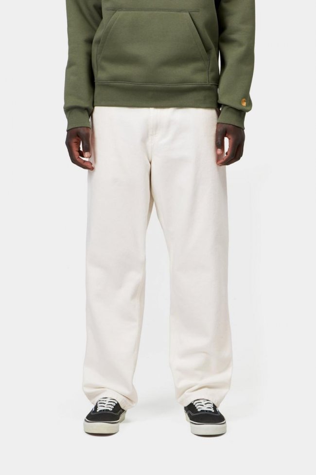 Carhartt Single Knee Pant - White, Rinsed