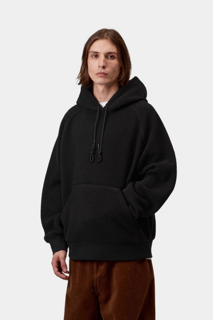 Carhartt Hooded Limn C Fleece Sweatshirt - Black