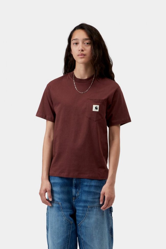 Carhartt S/S Pocket T-Shirt - Amarone