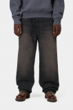 Carhartt OG Single Knee Pant - Black, Tobacco used wash