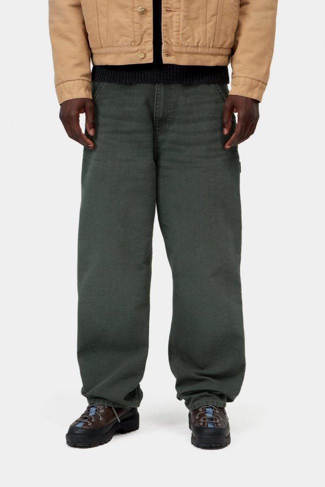 Carhartt Single Knee Pant - Raven, Stone canvas Carhartt Single Knee Pant - Raven, Stone canvas