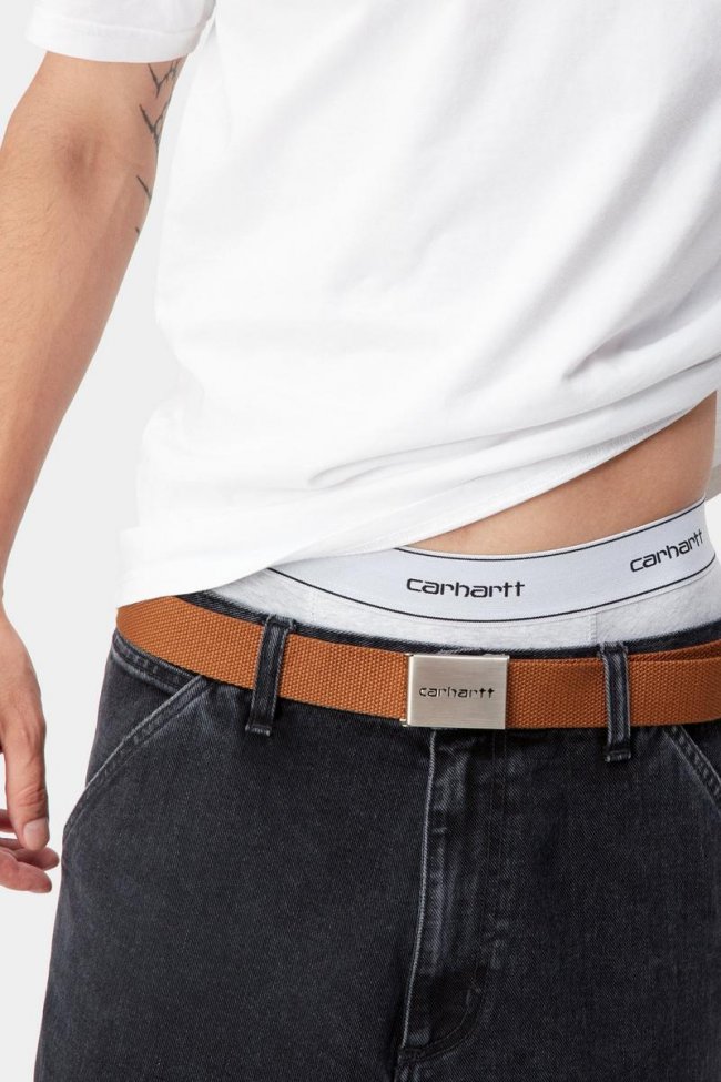 Carhartt Cotton Trunks - White + White