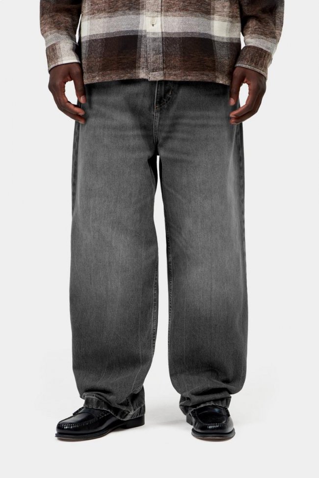 Carhartt Brandon Pant - Black, Marble used wash