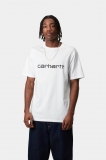 Carhartt S/S Script T-Shirt - White / Black Carhartt S/S Script T-Shirt - White / Black