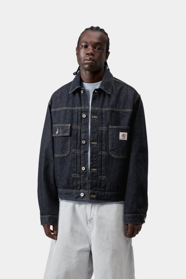 Carhartt Belmar Jacket - Blue, Rinsed