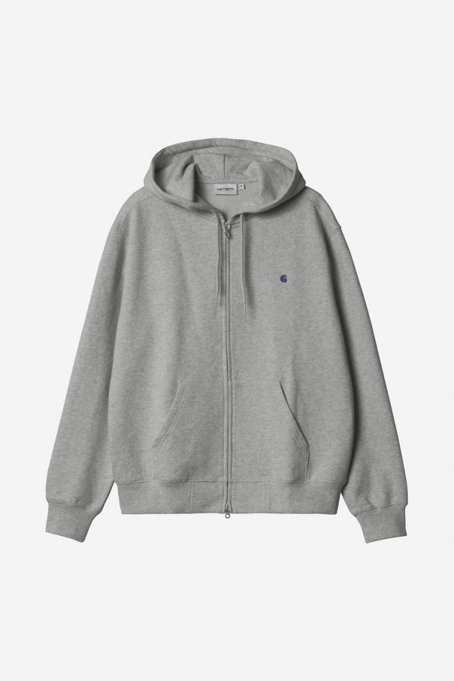 Carhartt Hooded Madison Jacket - Grey Heather/Dark Navy
