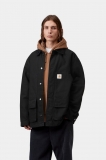 Carhartt Lander Coat - Black / Black, Stone washed Carhartt Lander Coat - Black / Black, Stone washed