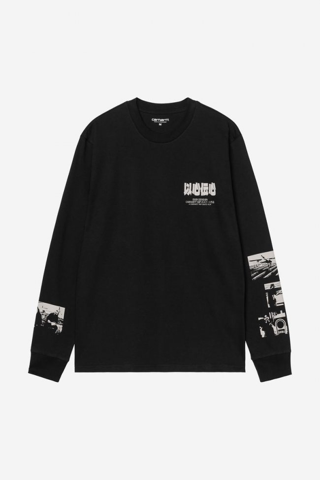 Carhartt L/S Ishin Denshin T-Shirt - Black
