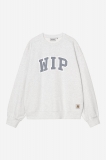 Carhartt WIP III Sweatshirt - Ash Heather, Heavy stone wash Carhartt WIP III Sweatshirt - Ash Heather, Heavy stone wash