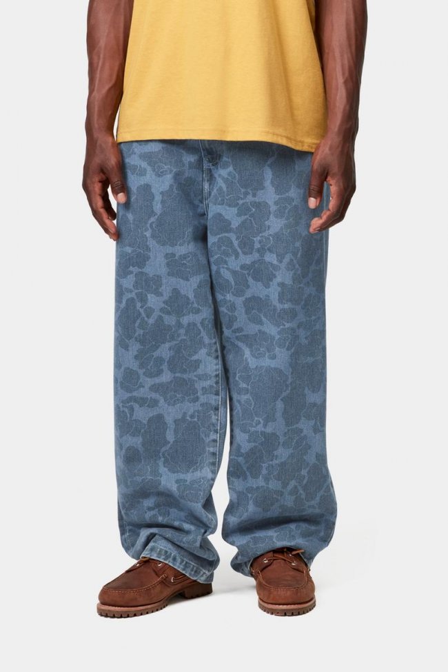 Carhartt Duck Landon Pant - Camo Duck, Blue, Bleached