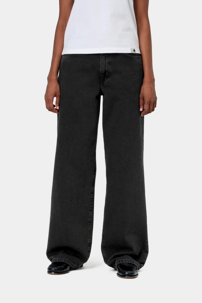 Carhartt Lavine Pant - Black, Heavy stone wash