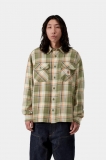 Carhartt L/S Tunick Shirt - Tunick Check, Dollar Green