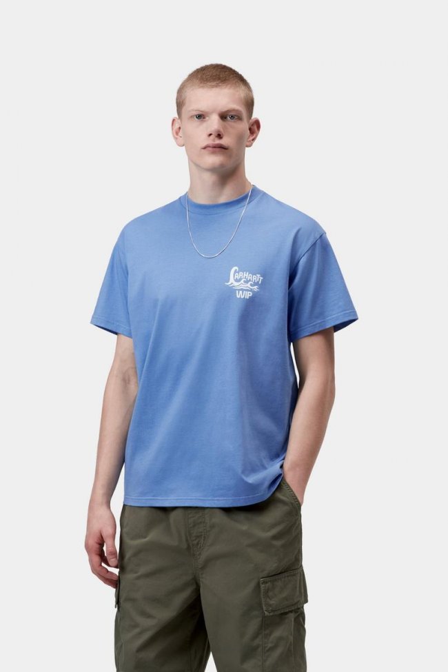 Carhartt S/S Waves T-Shirt - Curacao