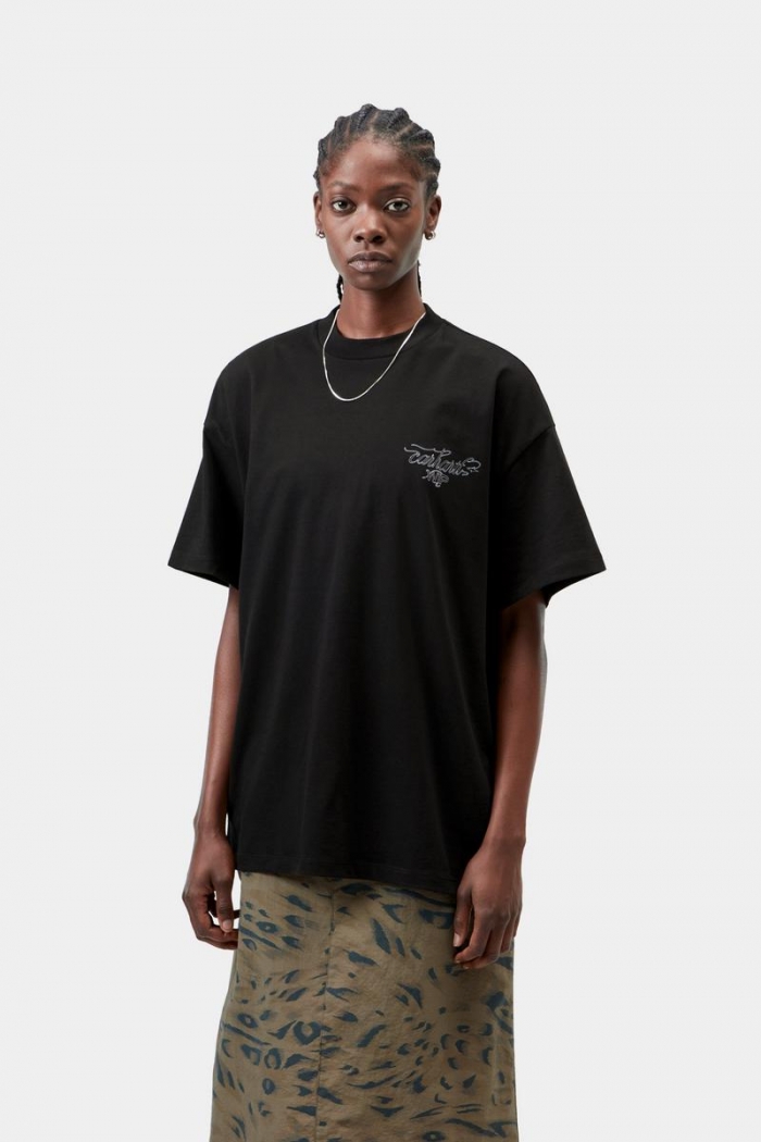 Carhartt S/S Julia Klenovsky T-Shirt - Black