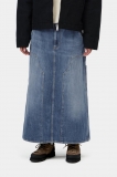 Carhartt Double Knee Skirt Long - Blue, Marble used wash