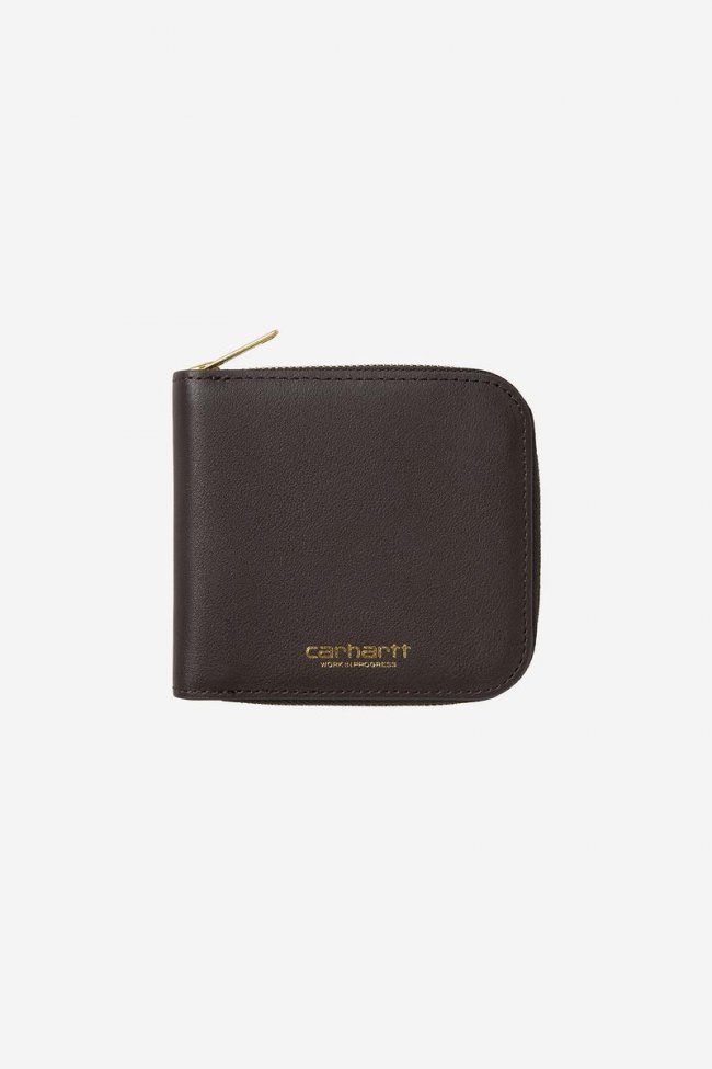 Carhartt Leather Wallet - Tobacco / Gold