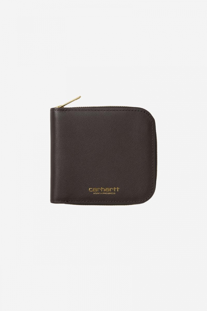 Carhartt Leather Wallet - Tobacco / Gold