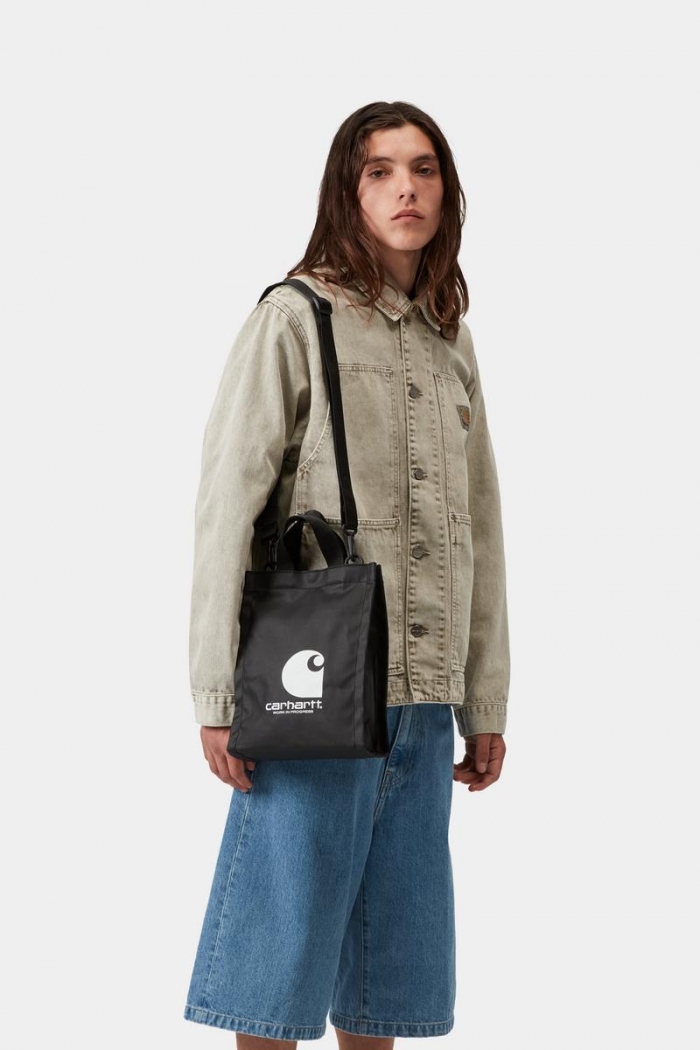 Carhartt WIP Shopping Bag - Black / White