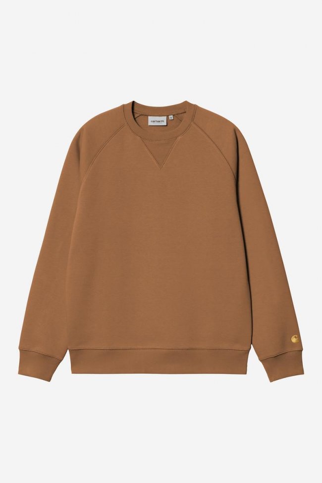 Carhartt Chase Sweatshirt - Hamilton Brown / Gold