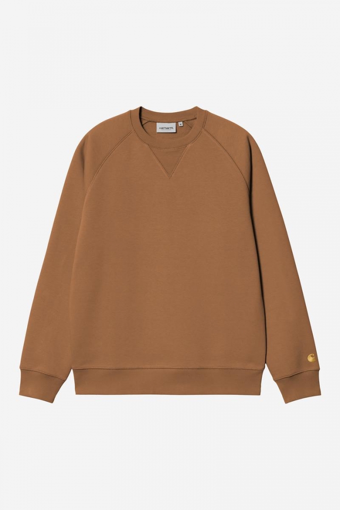 Carhartt Chase Sweatshirt - Hamilton Brown / Gold