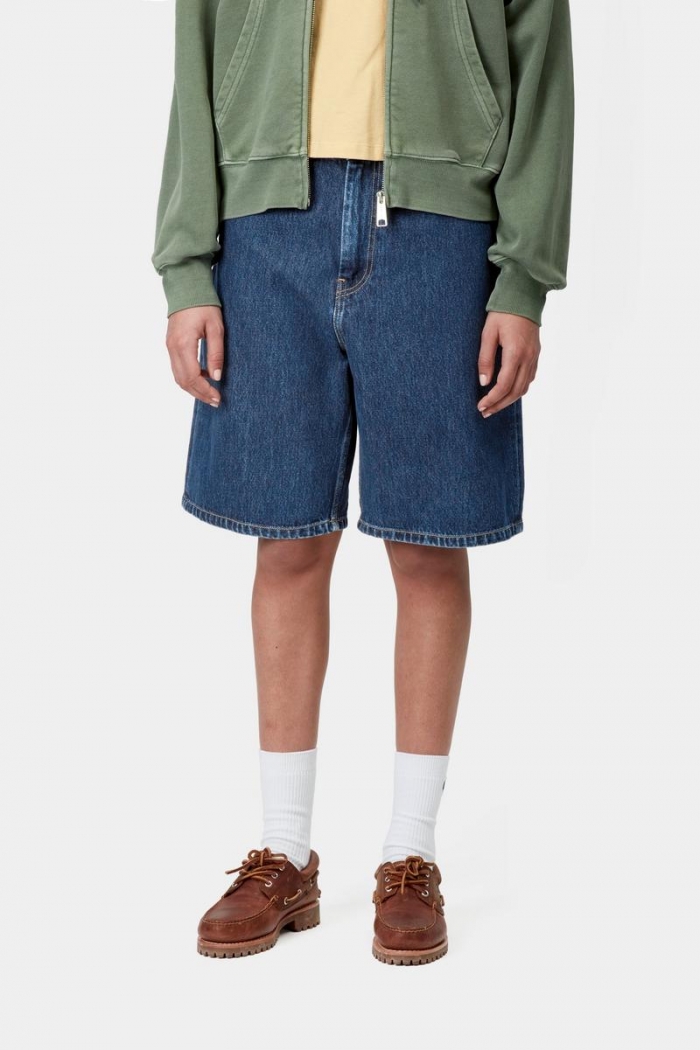 Carhartt Brandon Short - Blue, Stone washed