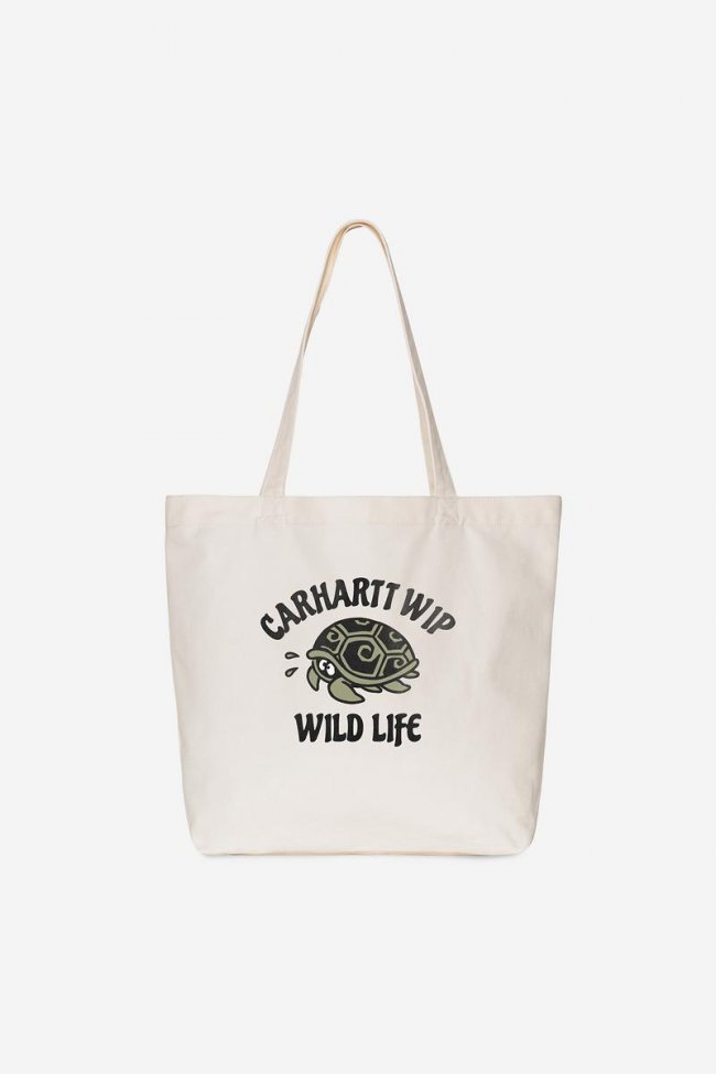 Carhartt Canvas Graphic Tote - Wild Life Print, Natural