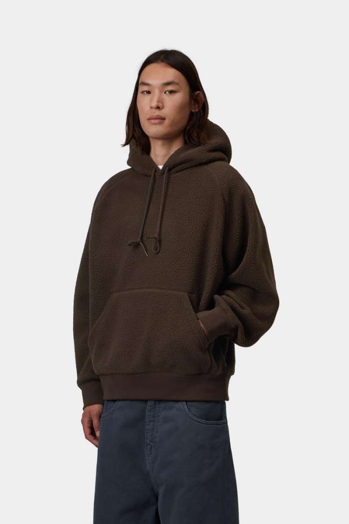 Carhartt Hooded Limn C Fleece Sweatshirt - Tobacco