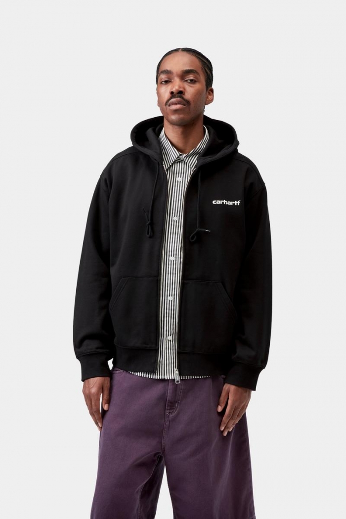 Carhartt Hooded Archive Lines Jacket - Black