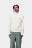 Carhartt Half Zip American Script Sweatshirt - Wax Carhartt Half Zip American Script Sweatshirt - Wax